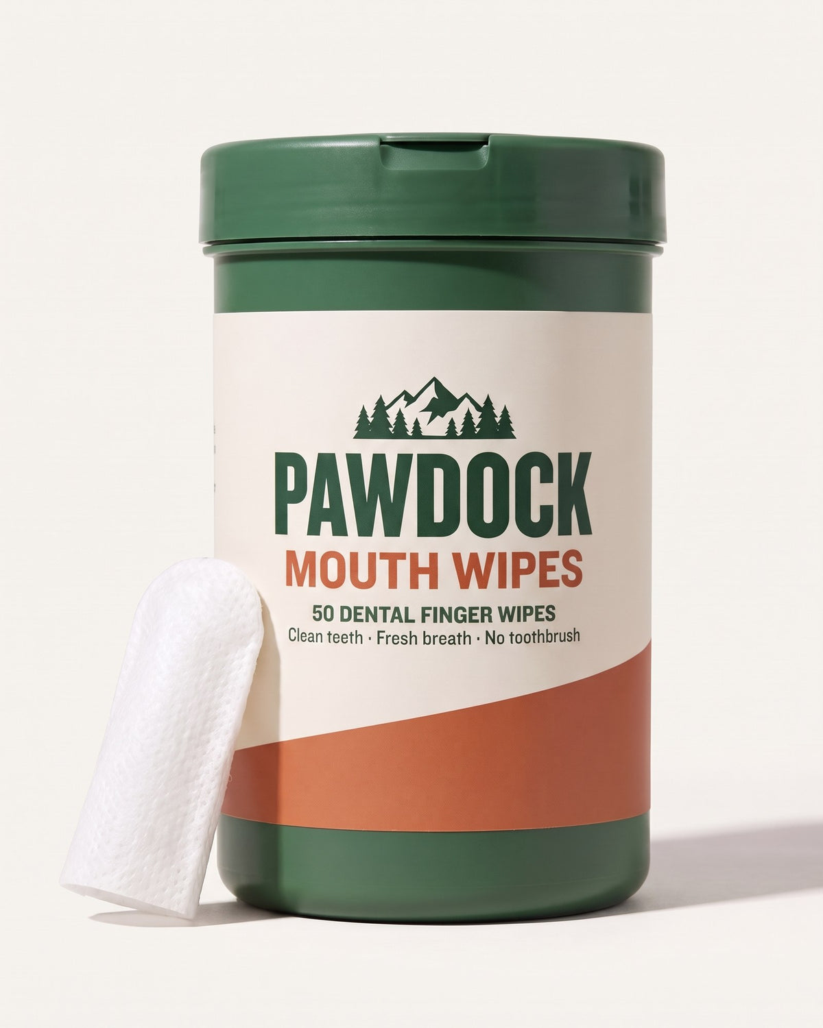 Pawdock Mouth Wipes — jar of 50