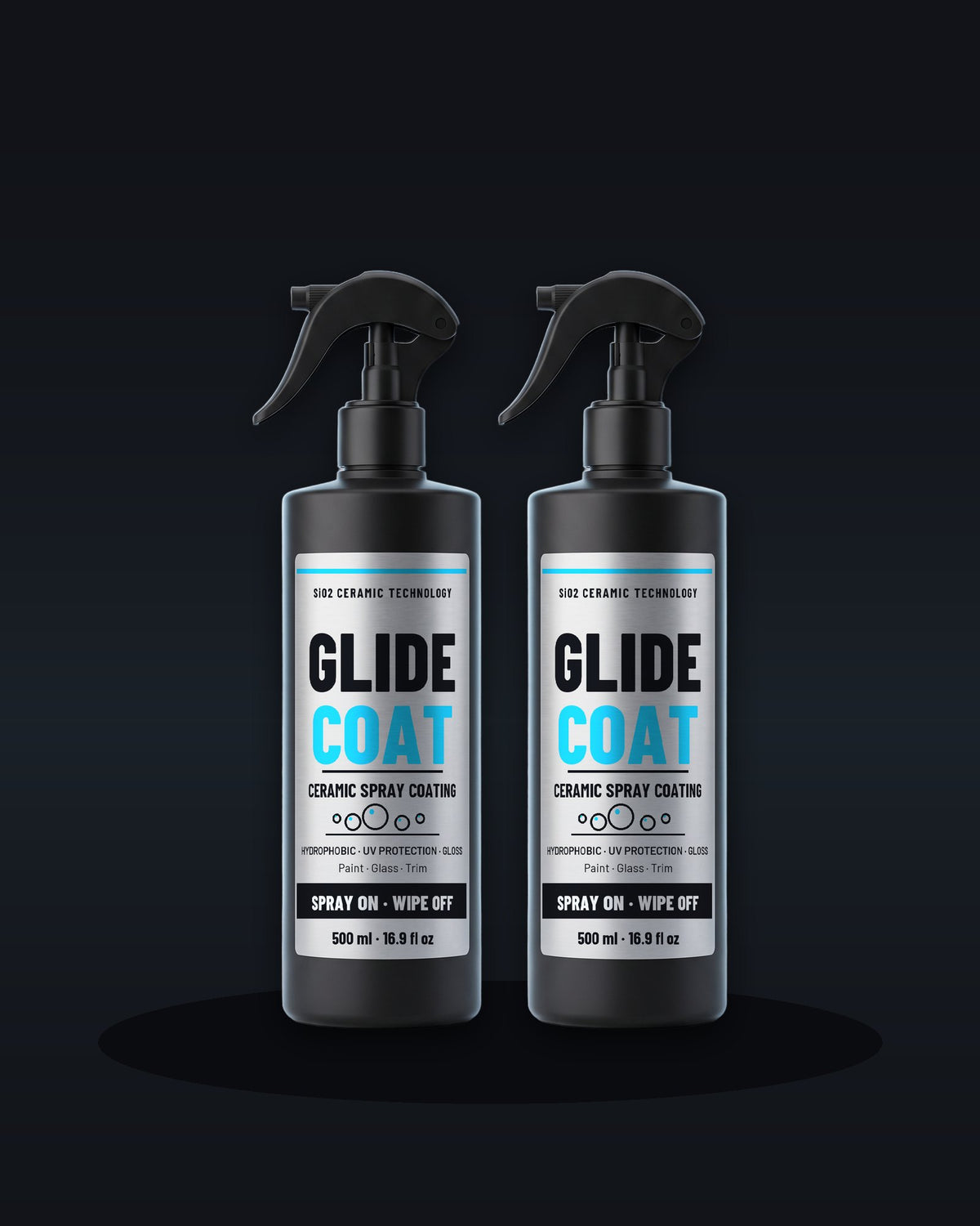 GlideCoat ceramic spray coating — two 500 ml bottles