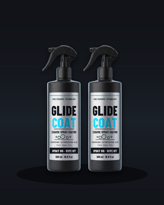 GlideCoat ceramic spray coating — two 500 ml bottles
